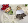 Plates Christmas Tree Shape Fruits Plastic Bowl Dishes Specialty Snack Plate Kitchen Supply Tableware Dinner