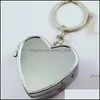 Storage Boxes Bins 100Pcs Heart Shaped Metal 2 Grid Box Organizer Container Case Jewellery Pocket Portable Shape Rrd13133 Drop Del Otj35