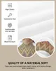 Stol täcker etnisk stil ränder abstrakt designsät kudde stretch mat täckning slipcovers för hem el bankett vardagsrum