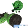 Watering Equipments Water Ejector Plastic Verlengen Graden Intrekbare slang Set Auto Washing Uitvouwen Mtifunctionele Spray DH0755 Drop Deli OTF3E