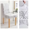 Chair Covers Modern Cover Stretch Year Printed Elastic Washable Dining Seat For Christmas Home Decoration