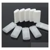 Packing Bottles Diy 15Ml Empty White/Transparent Lip Balm Lipstick Cream Tube Bottle Mouth Stick Sample Cosmetic Container Plastic D Dhngw