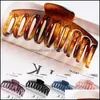 1PC coréen solide gros cheveux griffes élégant givré acrylique pinces à cheveux épingles à cheveux barrette chapeaux pour femmes filles cheveux goutte otnou