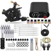 Tattoo guns kits kit spoelen machinegeweer set met voeding voetschakelaar pedaalclip koord voor beginners suppliestattoo