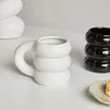 Креативные керамические кофейные чашки с творческой водой чашки с керамикой с большими керамиками