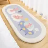 Teppich Niedlicher Schlafzimmer-Lounge-Teppich Kawaii-Raumdekor Badezimmer Kindermatte Computerstuhlbereich Eingang für 230113