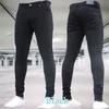 Jeans pour hommes Homme Pantalon Rétro Lavage Zipper Stretch Casual Slim Fit Pantalon Mâle Plus Taille Crayon Denim Skinny pour Hommes 230113