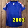 Retro zidane voetbalshirts Jorkaeff Henry Trezeguet Frans Pogba Griezmann voetbalshirt Giroud Maillot voet camiseta de fuda 84 86 88 90 82 96 98 00 02 04 06 10 18