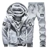 Mens Hoodies Sweatshirts Hoodie MenWomen Fur Inside Tracksuit Coat Fleece SweatshirtsSweatpants Suit Autumn Winter Warm Thick Hooded Pullover 230113