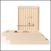 Sieradenstand Linnen Organisator Trays Stapelbare kettingring Showcase Sieraden Display Opslaglade Portable 923 Q2 Drop levering PAC DHCRJ