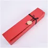 Confezione regalo Scatola di carta di cioccolato nero / rosso San Valentino Natale Regali per feste di compleanno Scatole per imballaggio Lz1849 Drop Delivery Home Gard Dhien