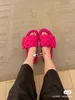 2023 Frauen Sommer Hausschuhe Luxus Designer Sandalen Mode Macron Paar Slide Marken Flip-Flops Bequeme Schuhe Freizeitschuhe Sapatos POOL PILLOW COMFORT