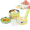 Bowls Cartoon Stainless Steel Thermo Thermal Lunch Box Kids Portable Insulation Bento With Spoon Picnic Container