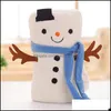 Koce 80x100cm urocze świąteczne polarowe koc kreskówka Święty Święty Święto Snowman Penguin Elk Gave Wrap Soft Warm Configoncjonalny DBC Drop D Dh1of