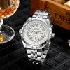 Montres-bracelets JARAGAR militaire hommes montres Top marque de luxe automatique Sport montre pour hommes montres mécaniques chronographe bracelet en acier 230113