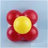 Party Decoration Latex Balloon Mesh Grids Stage Backdrop Wall Plastic 9/4 Holes Wedding Supplies ZA4382 Drop Delivery Home Garden F Dhaci