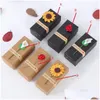 Gift Wrap High Quality Kraft Paper Lip Packing Boxes Empty Lipstick Tubes Elegant Box Lz1680 Drop Delivery Home Garden Festive Party Dhtwh