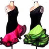 Scene Wear Latin Dance Dress Donne Nappa Elegante Sexig Tango Ballroom Salsa Ballo Della Fase Costumi delle Del Merletto Latino