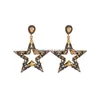 Dangle Chandelier Fashion Jewelry Hollwed Five Star Diamond Earrings Colorf Rhinstone Stud Earring Drop Delivery Dhb4J