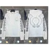 Mode Luxe Hommes Vestes Sweatshirts Ch Designer Sweats à capuche Zipper Sanskrit Graffiti Pull à capuche Cross Pull à capuche Casual Femmes Tops 1ha0