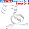 T5 T8 Connector Power Switch Cord LED Tubes Extension with on/Off Swith US Plug 1FT 2FT 3.3FT 4FT 5FT 6FT 6.6FT 100Pcs/lot