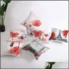 Almofada/travesseiro decorativo Valentine Love Tree N￳rdicos Almofadas geom￩tricas de almofada de microfibra de p￪ssego de p￪ssego para CA ot0al
