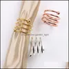 Napkin Rings Spring Design Metal Ring Holder Gold Sier Drop Delivery Home Garden Kitchen Dining Bar Table Decoration Accessories Oton0