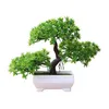 Dekorativa blommor som välkomnar Pine Bonsai Simulation Artificial Potted Plant Ornament Wedding Stage Party Garden Home Decor Year's Products