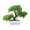 Dekoratif Çiçek Haksız Çam Bonsai Simülasyonu Yapay saksı bitki süsü Düğün Sahne Partisi Bahçe Ev Dekoru Yıl Ürünleri