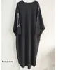 Casual Kleider Plus Größe Islamische Kleidung Muslimischen Kleid Frauen Dubai Türkische Lange Robe Kimono Pailletten Ethnischen Stil Sieben-punkt Ärmel wild