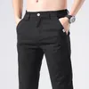 Pantalons pour hommes 2023 printemps été mince hommes décontracté mince vêtements de travail taille basse droite rétro coton confortable pantalon Baggy Hosen 28-38