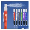 Ballpoint Pens Mini Sprayer Disinfection Pen Metal Clip Empty Tube Refillable Per Alcohol Hand Sanitizer Spray Sn5138 Drop Delivery Dhcyb