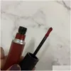 Batom marca m lipgloss pó beijo líquido lipcolour 5ml 5 cores foscas entrega de gota saúde beleza maquiagem lábios dh9sm