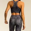 Aktiva uppsättningar Asheywr Women Workout Suit Dräkt Sexig träning Running Sportwear Breattable Quick Dry Jogging Slim Fashion Yoga Set Kvinna