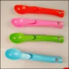 Cooking Utensils Food Grade Plastic Elastic Ice Cream Scoop Fruit Gift Drop Delivery Home Garden Kitchen Dining Bar Dh0Ph