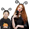 Butterfly Bug Antenna Headband Black Hair Band for Halloween Cosplay Parties Costume Accessories for Women Men Kids 20pcs/