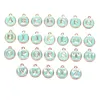 Charms 26pcs/lot 12 15mm aankomst email A-Z alfabet initiële letter handgemaakte hanger voor doe-het-zelfarmband sieraden maken1