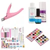 Nail Art Kits 2023 FL Kit Acryl Flüssigpulver Gel Pinsel Blockschneider Tipps Werkzeuge Set Drop Lieferung Gesundheit Schönheit DH89R