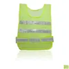 Fourniture de sécurité au travail Vêtements Gilet réfléchissant Grille creuse Avertissement haute visibilité Travaux de construction Gilets de circulation Drop Deliver Dhb42