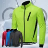 Vestes de course d'hiver, veste de cyclisme en polaire, vêtements de vélo de route, vtt, coupe-vent, cyclisme en plein air, maillot imperméable