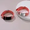 Link armbanden ketting gepersonaliseerde kwaliteit alarm id armband met verstelbare lichtgewicht nylon band polsbandje - gratis