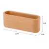 Storage Holders Racks Business Card Holder Note Display Device Stand Wooden Desk Organizer Office Accessories Lx4824 Drop Delivery Dh4Bq