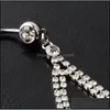 Navel Bell Button Rings 1 Color Nice Style Belly Ring Clear As Imaged Waterroop Piercing Body Jewlery Jewelry Drop Delivery Dhowd