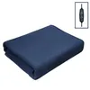 Blankets Electric Blanket Usb Heating Cam Hine Washable Travel Shawl Thicken Portable Car For Sofa Bed Winter Warm Soft Drop Deliver Dhf8V