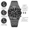 Wristwatches Chenxi Fashion Business Watches Top Luxury Brand Watch Watch Men Stainless Steel Steeld Wistproof Wristwatch Relogio Masculino 230113