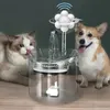 Cat Bowls Feeders 2L Intelligent Water Fountain met kraanhondendispenser transparante drinker Pet Drinkfilters Feeder bewegingssensor 230113