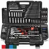 Gereedschapskist Stuks Set Multifunctionele Ratelsleutel Set Professionele Monteur Reparatie Tools Combinatie Kit met Draagtas voor Auto 230113