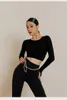 Scenkläder 2023 latinska dans toppar kvinnor rygglösa långa ärmar bodysuits sexiga kostymer cha övningsdräkter