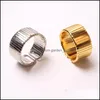 Napkin Rings Modern Sier Gold Metal Cafe Holders Drop Delivery Home Garden Kitchen Dining Bar Table Decoration Accessories Otfdi