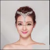 Chokers Tiara Bridal Necklaces Crown Wedding Hair Accessories Jewelry Drop Delivery Pendants Dhd8E